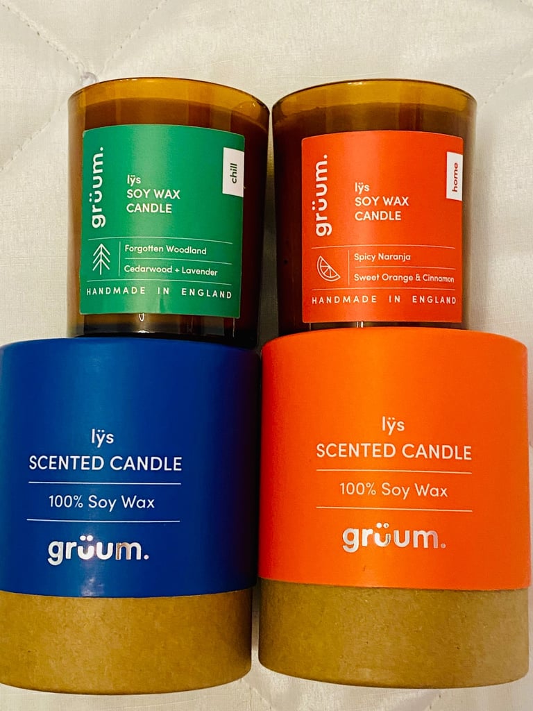 Gruum - soy wax candles & room fragrance set - New - Unused