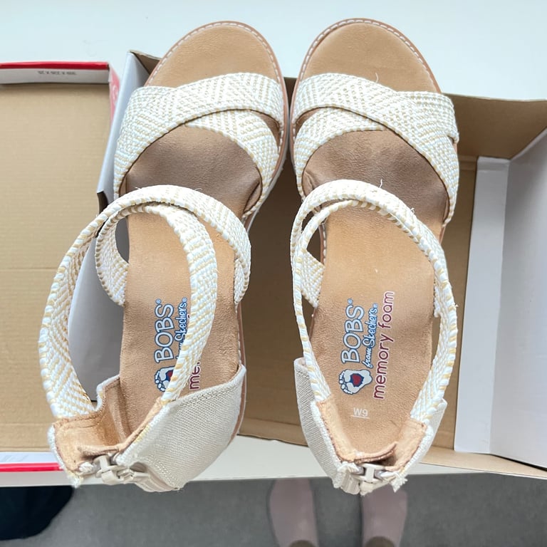Riecker  Bobs memory foam sandles.