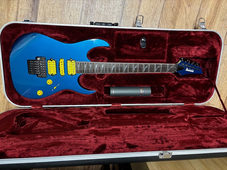 image for Ibanez RG3570Z Laser Blue, Japanese made Prestige model, Dimarzio Pickups.