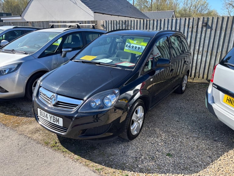image for 2014 Vauxhall Zafira 1.8 16V Exclusiv Euro 5 5dr MPV Petrol Manual
