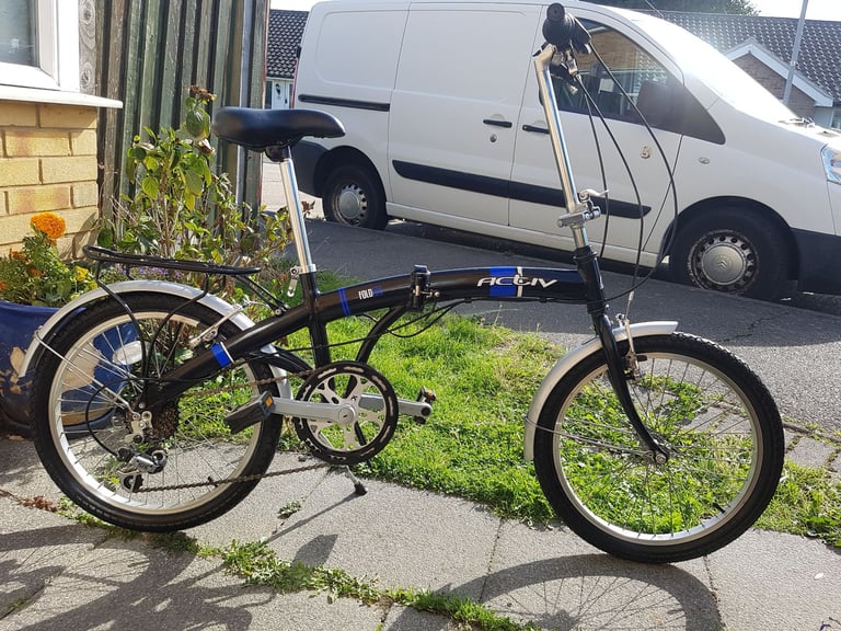 ADULT 20" WHEEL FOLDING BIKE ALUM FRAME IN GOOD WORKING CONDITION