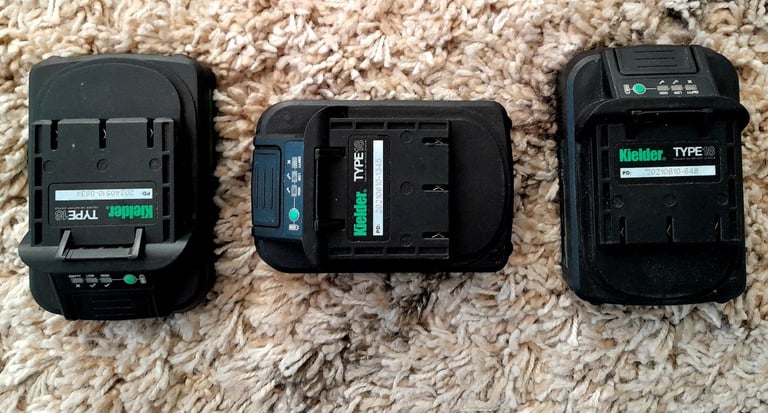 Kielder Type 18 combi drill, impact driver, 3 batteries and charger 