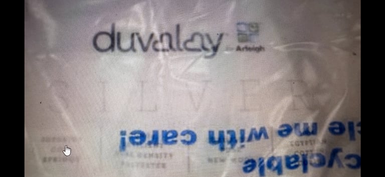 King size mattress Arleigh Duvalay 190Lx152Wx22cmD spring NEW 