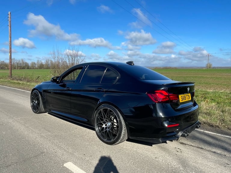 2018 (18) BMW M3 COMPETITION PACK DCT SALOON 3.0 BI TURBO + BLACK + INDIVIDUAL 
