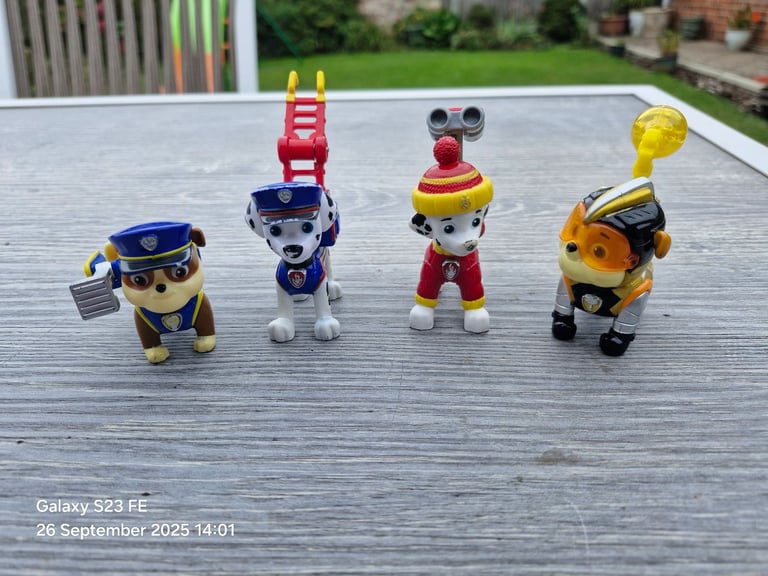 image for Four Paw Patrol Figures