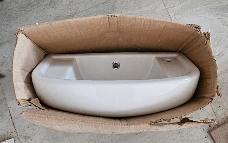 New Compact cloakroom basin sink
