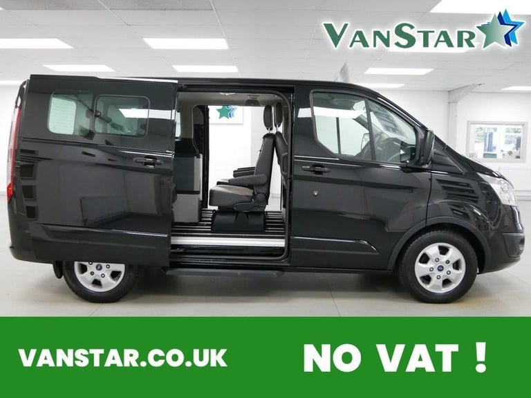 2017 FORD TOURNEO CUSTOM 310 2.0 TDCI 170 BHP SWB TITANIUM AUTO 6 SEAT CREWCAB