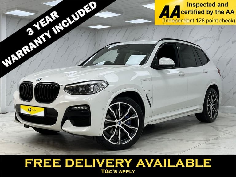 2020 BMW X3 2.0 30e 12kWh M Sport SUV 5dr Petrol Plug-in Hybrid Auto xDrive Euro 6 (s/s Automatic
