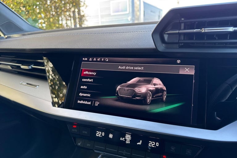 2023 Audi A3 1.5 TFSI 35 Black Edition Sportback 5dr Petrol S Tronic Euro 6 (s/s) (150 p HATCHBAC...