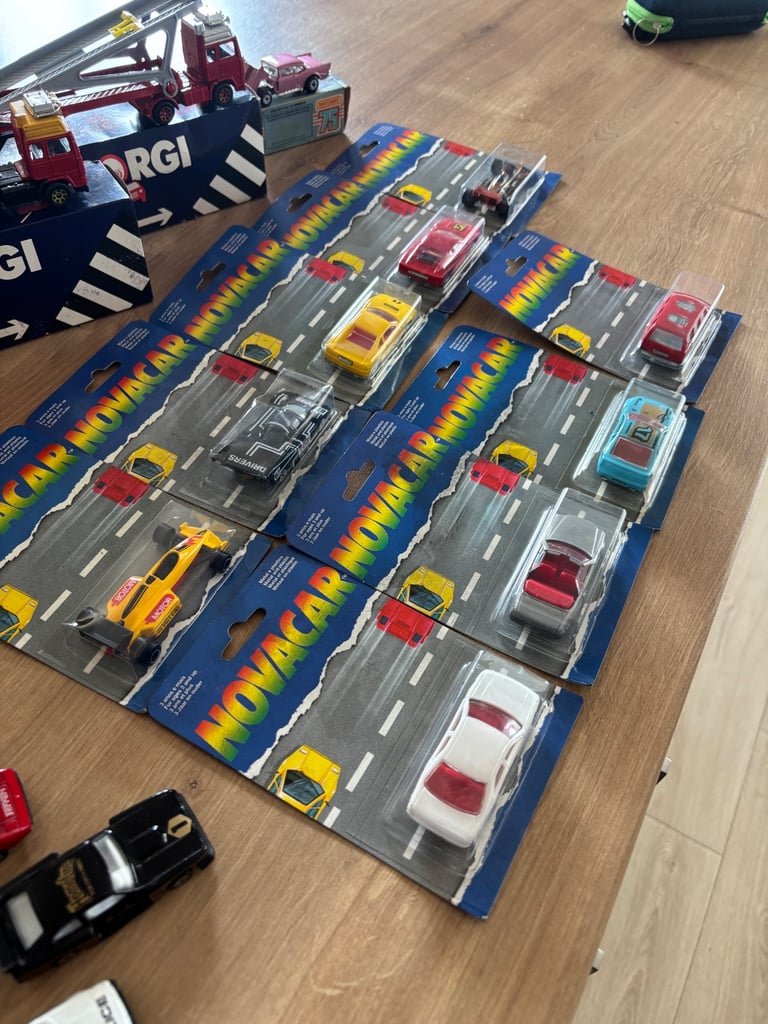 Selection of cars and lorries