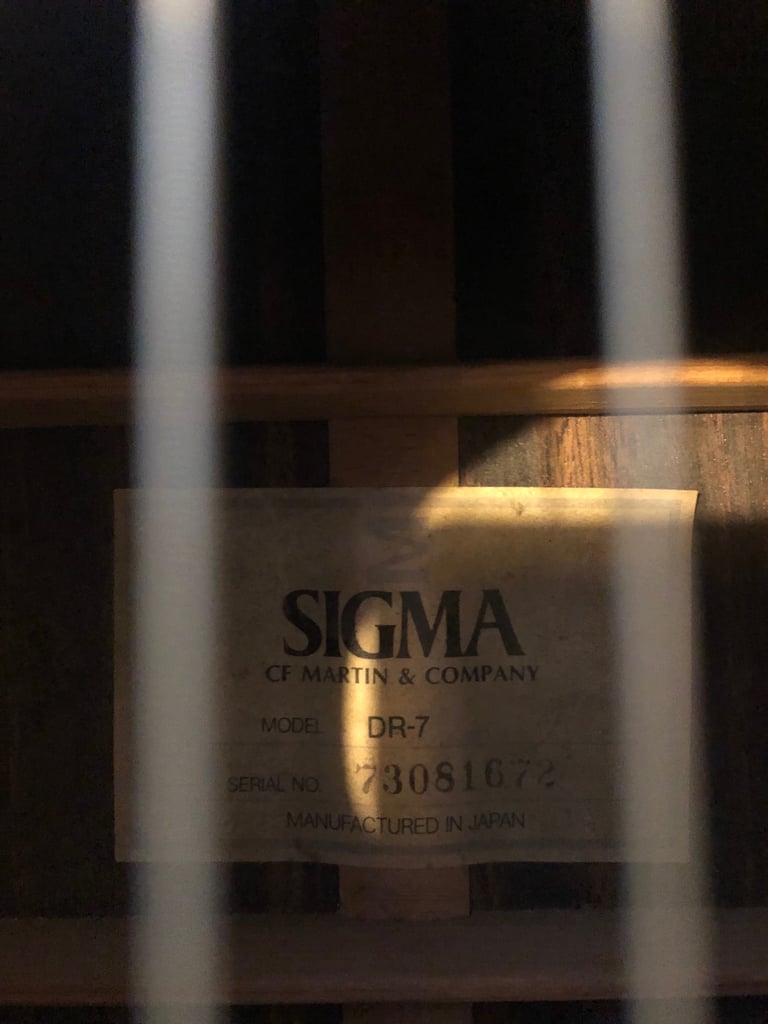 Martin Sigma guitar