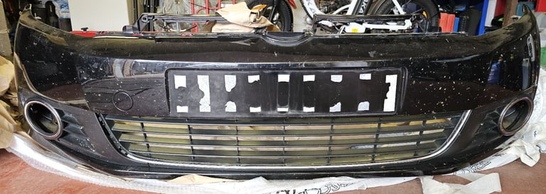 Volkswagen VW Golf MK6 Front Bumper Black LC9X