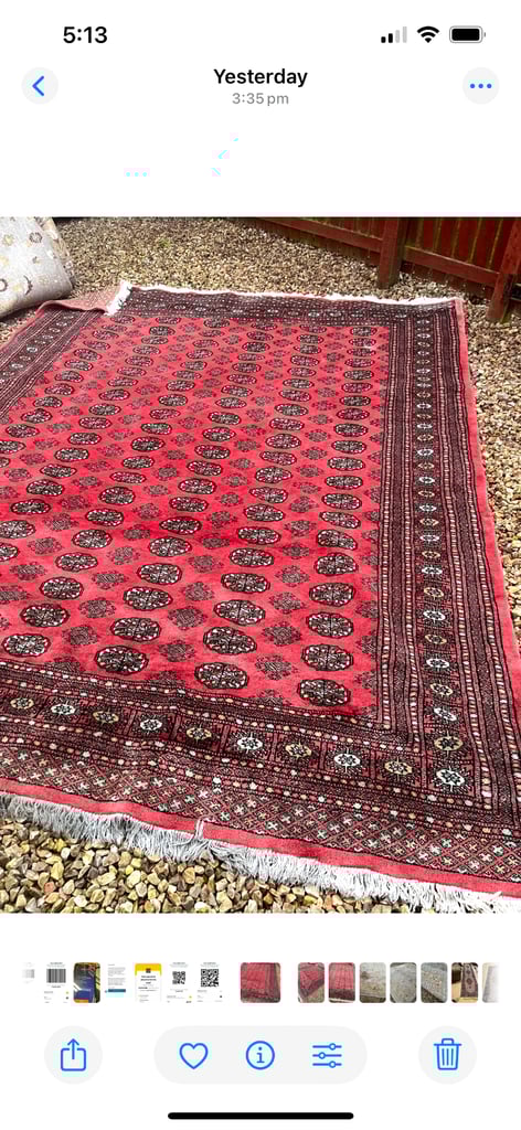 image for Pakistan barkarrh wool rug 