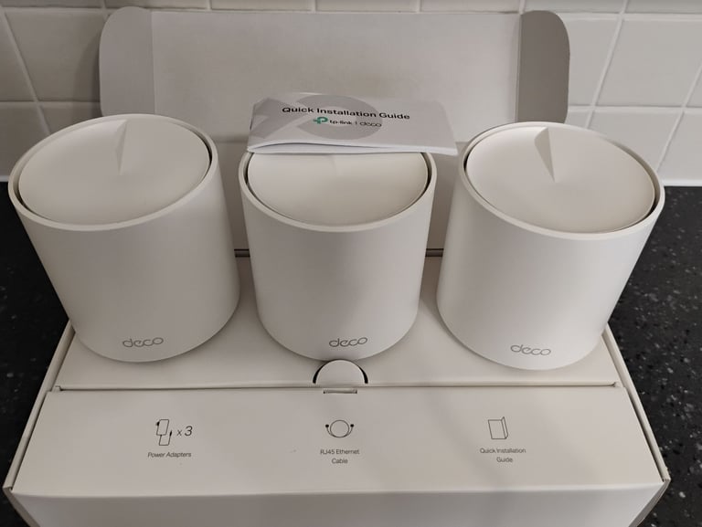 image for TP-Link Deco X1500 AX1500 Whole Home Mesh Wi-Fi 6 - 3-pack