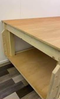 Bespoke Wooden Pattern Cutting Table