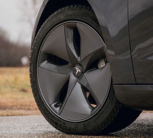 TESLA MODEL 3 1x 18'' GENUINE AERO GLOSS GREY REFURBISHED ALLOY WHEEL S591G