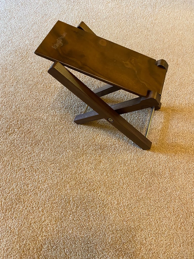image for Guitar Footstool by Kingpoint. Solid wood and Adjustable. Unused