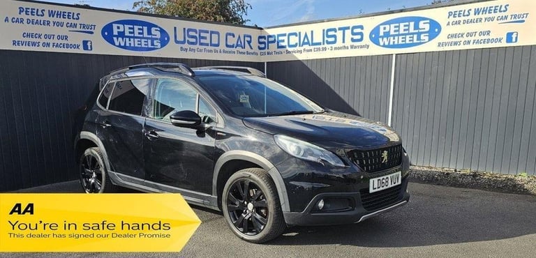 2018 68 PEUGEOT 2008 1.2 PURETECH GPF GT LINE SUV PETROL MANUAL EURO 6