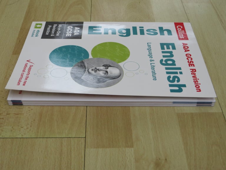 Collins AQA GCSE English Lang/Lit Revision/Practice IMMACULATE CONDITION
