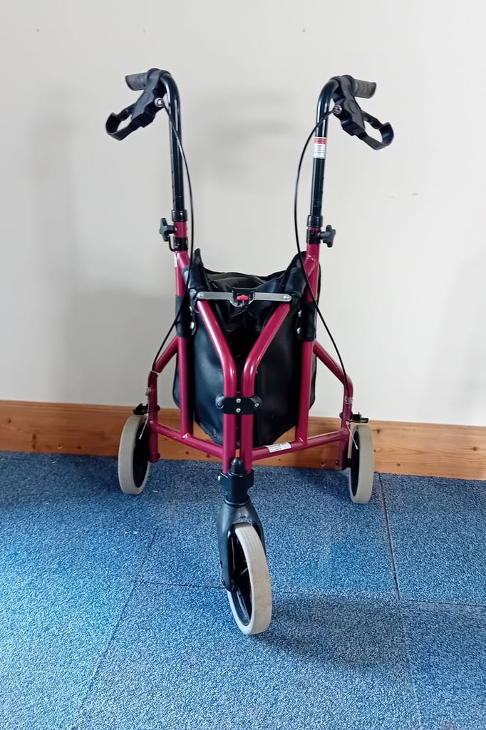 3 wheeled rollator