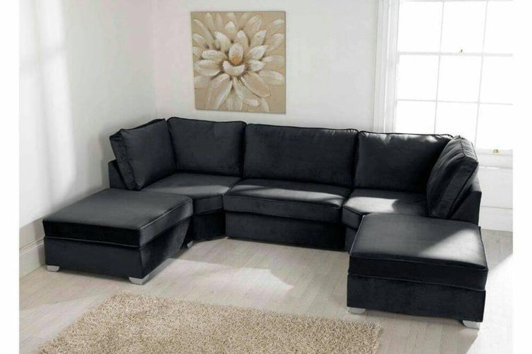 Quick Delivery: Brand New U Shape Fabric Corner Sofa for Sale