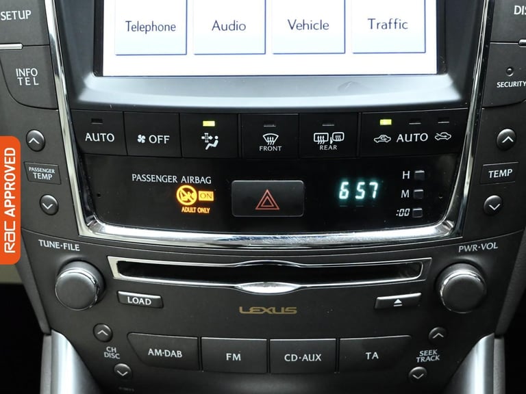 2011 Lexus IS 2.5 250 V6 Advance Saloon 4dr Petrol Auto Euro 5 (208 ps) Saloon PETROL Automatic