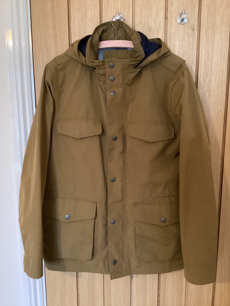 image for MEN’S FATFACE WATERPROOF M65 JACKET WITH PACKAWAY HOOD SIZE M