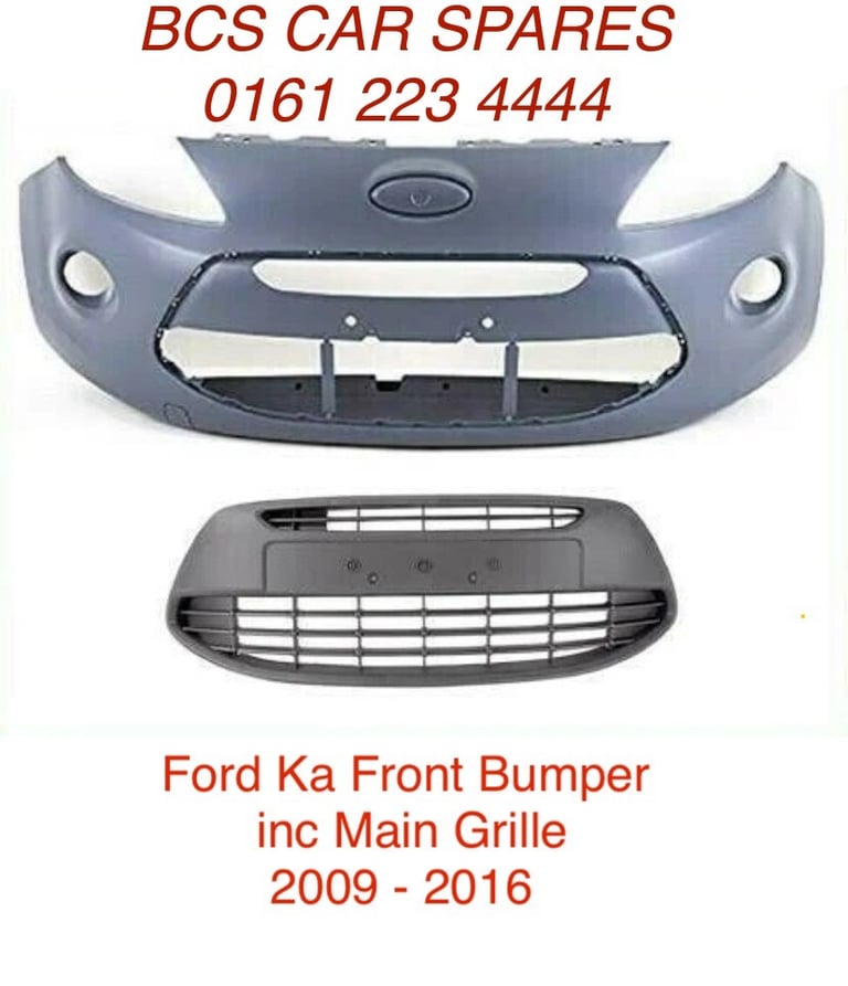 Ford Ka.  Front Bumper. Inc grills. New 