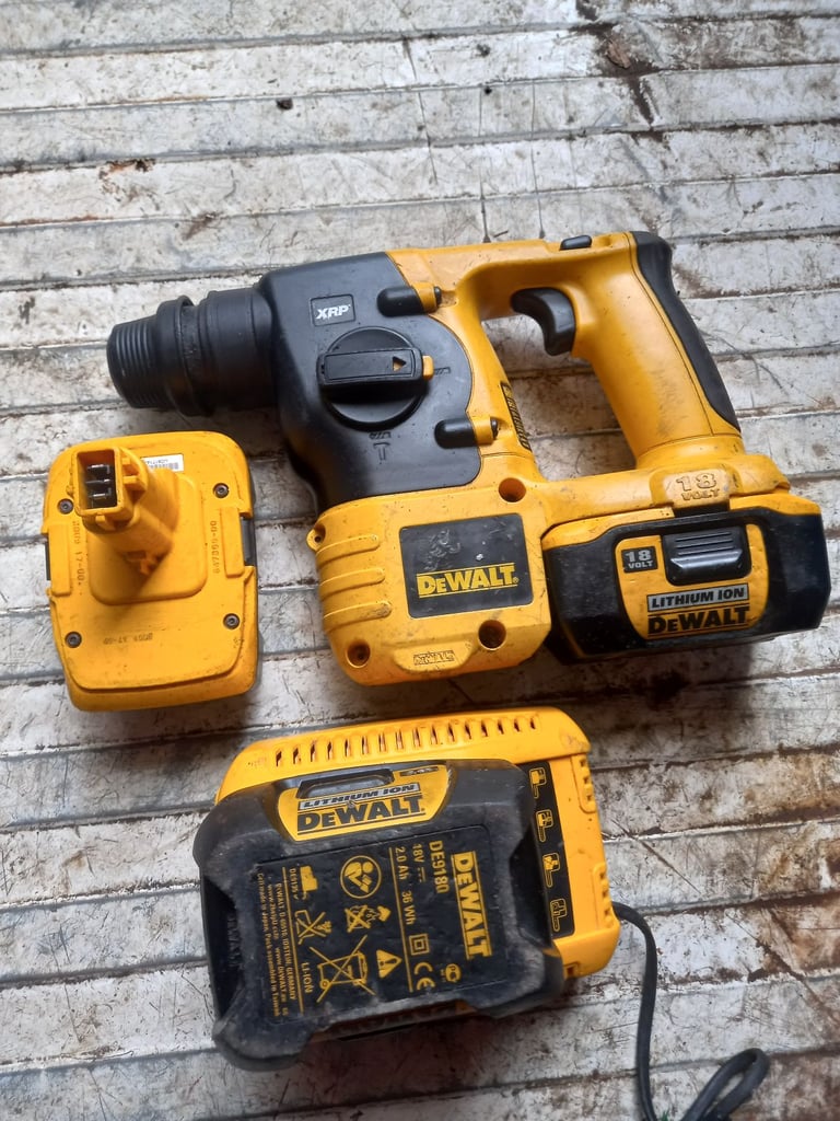 dewalt 18v cordless hammer drill ready for use 