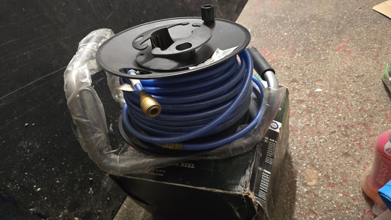 Parkside AIR COMPRESSOR HOSE REEL 20m