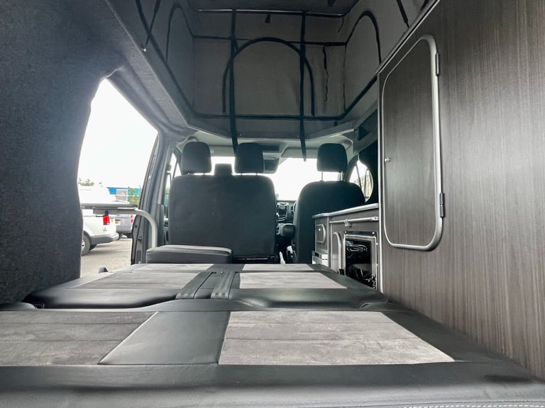 2022 Ford Transit Custom 2.0 EcoBlue 185ps Low Roof Sport Auto Camper with Pop Top PANEL VAN Dies...