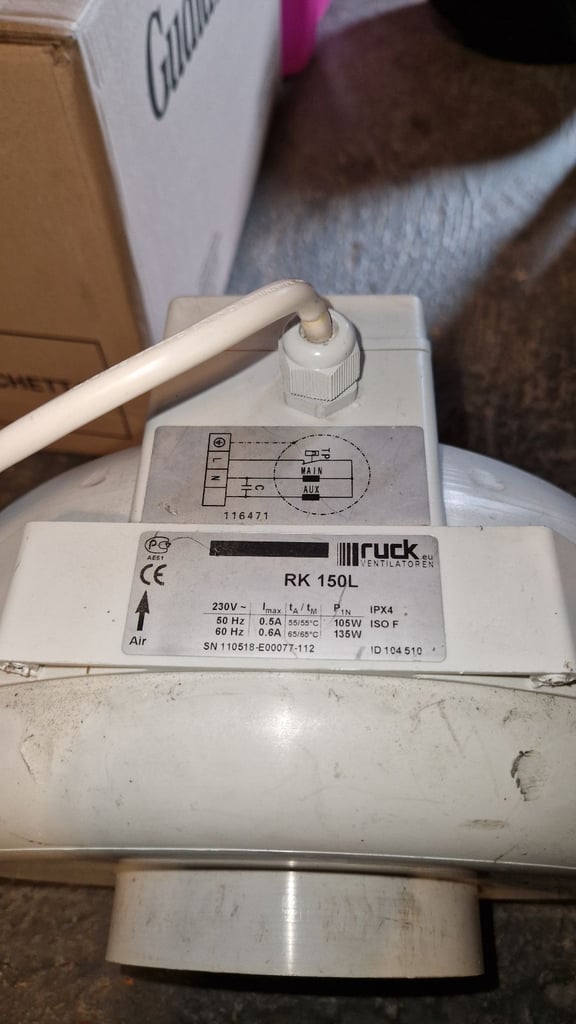 Fan Filter Motors for Hydroponics Job Lot