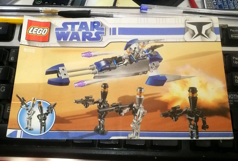 Lego Star Wars 8015 Assassin Droids Battle Pack With 5 Minifigures Instructions - 2 Available