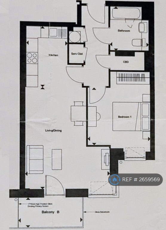 1 bedroom flat in Olympic Way, London, HA9 (1 bed) (#2659569)
