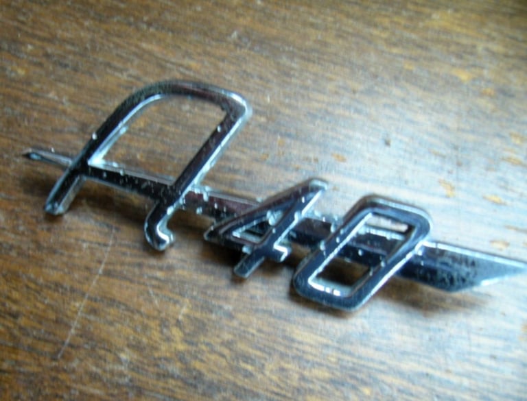 Austin A40 Car Boot/ Tailgate Badge A40 Farina 1959 - 1975