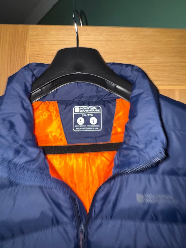 Mens 3XL Padded Mountain Warehouse gillet new 