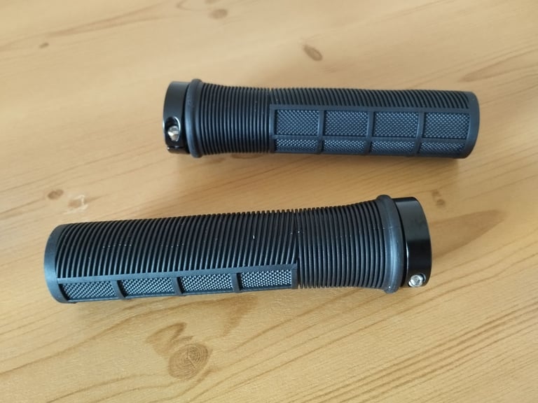 image for Brand New Half Waffle Lock On Handlebar Grips. Bike / Bicycle. Mountain, Hybrid etc