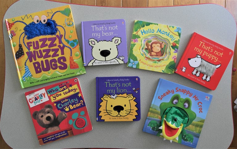 7 x Baby's soft touch books bundle 