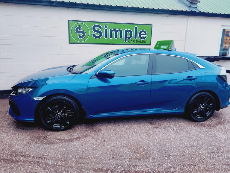 2018 Honda Civic 1.0 VTEC Turbo SR Euro 6 (s/s) 5dr HATCHBACK Petrol Manual