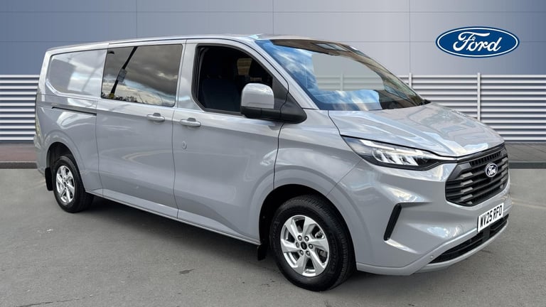 2025 Ford Transit Custom 300 L2 Diesel Fwd 2.0 EcoBlue 136ps H1 Double Cab Van Limited Auto Crew ...