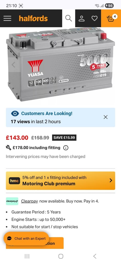 image for Car / van battery 
