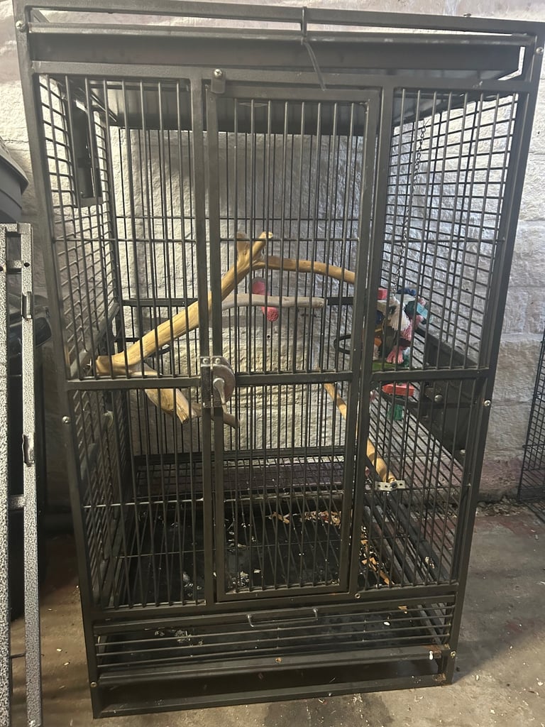 Parrot cage for sale- approx 4ft tall 