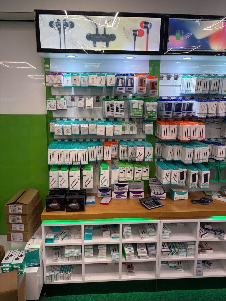 Shop Display/ Mobile phone- vape shop 