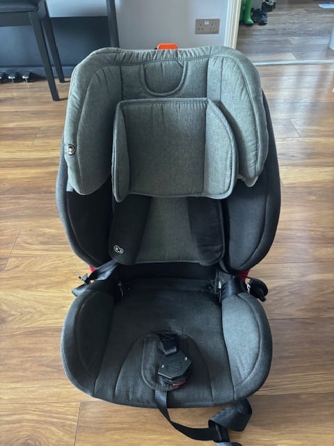 Kinderkraft Car Seat ONETO3, Booster, Child Seat Base, with Isofix, Top Tether, 
