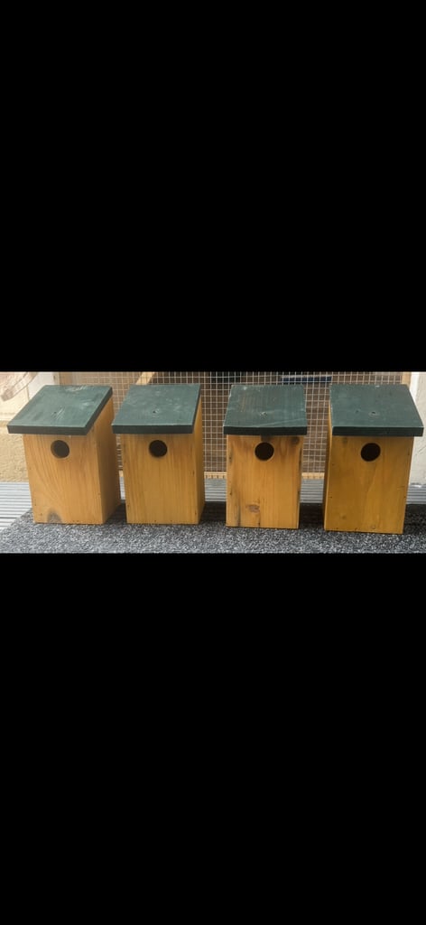 image for 4 new wild finch nest boxes £20 all