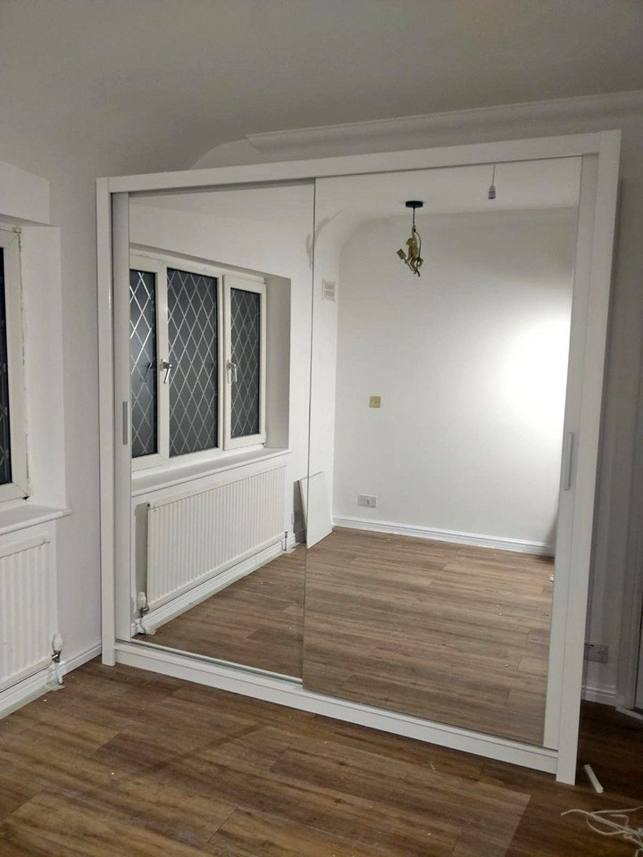2&3 door wardrobe, sliding mirror doors wardrobes with drawers, shelfs, rails free delivery, COD