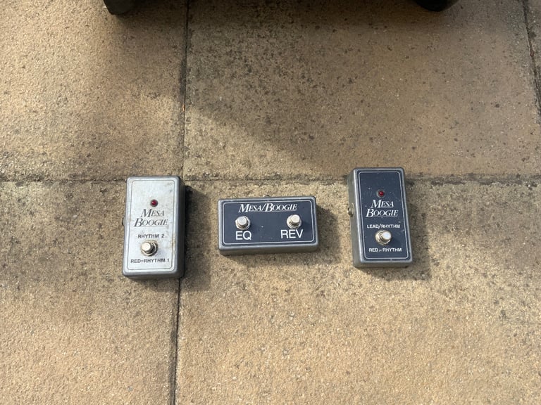 Mesa Boogie Mark III Purple Stripe with wheeled flight case