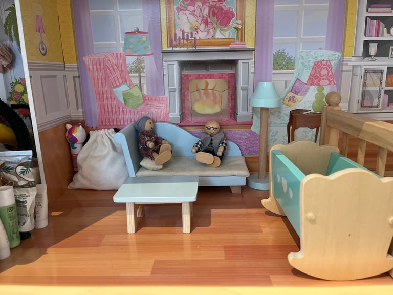 Lovely wooden doll house 