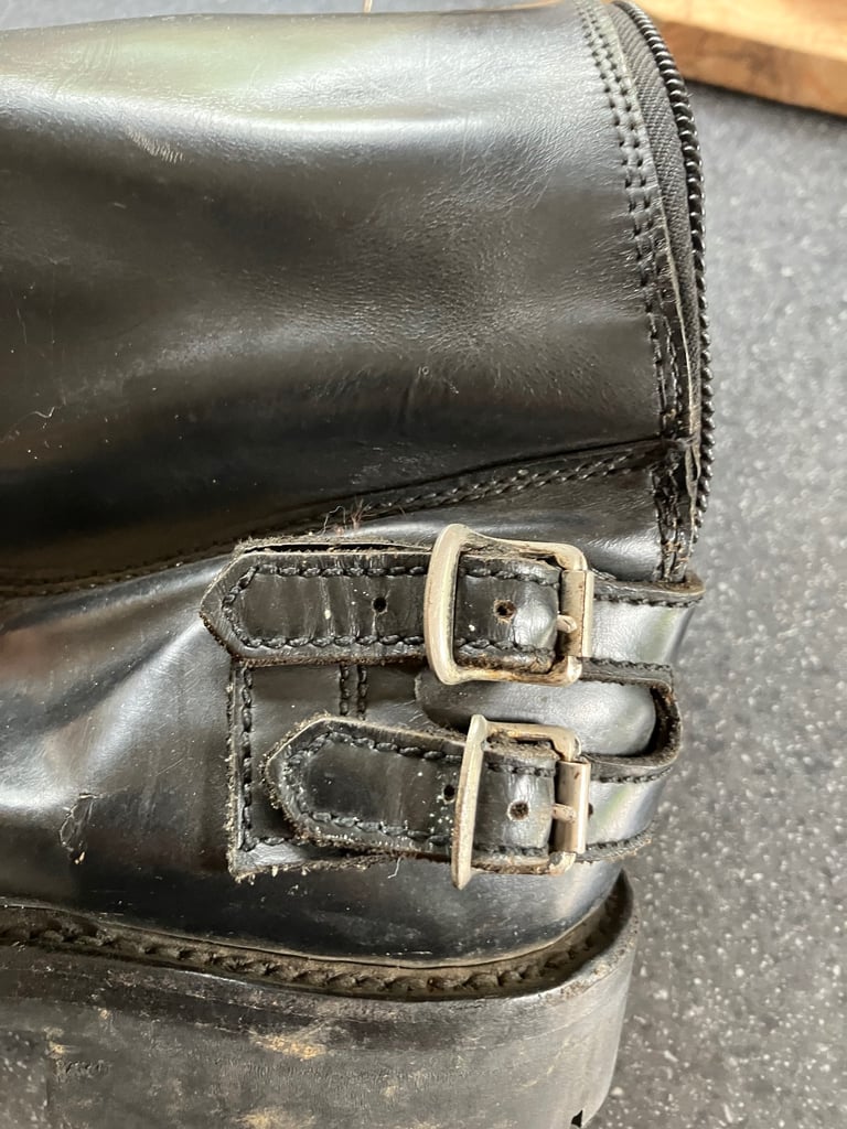 Motorcycle Boots ( police) Vintage 