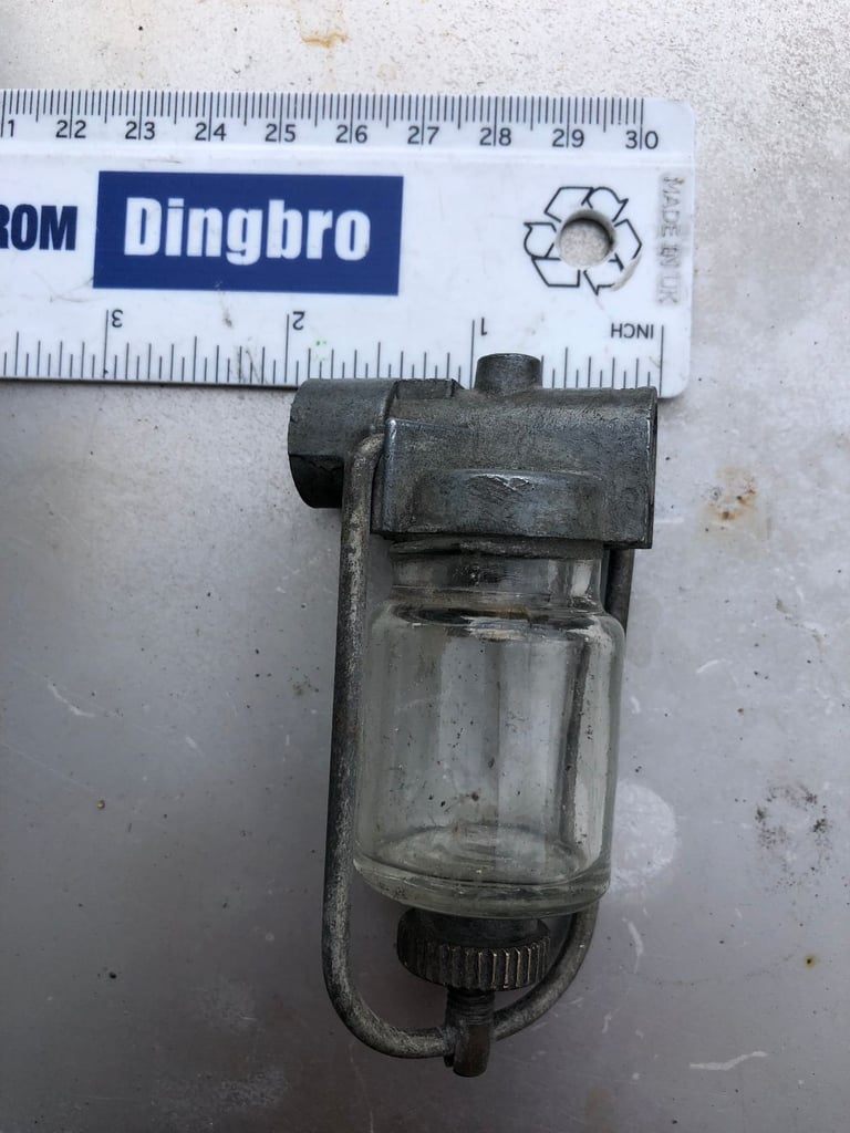 Small Glass Fuel Filter .
